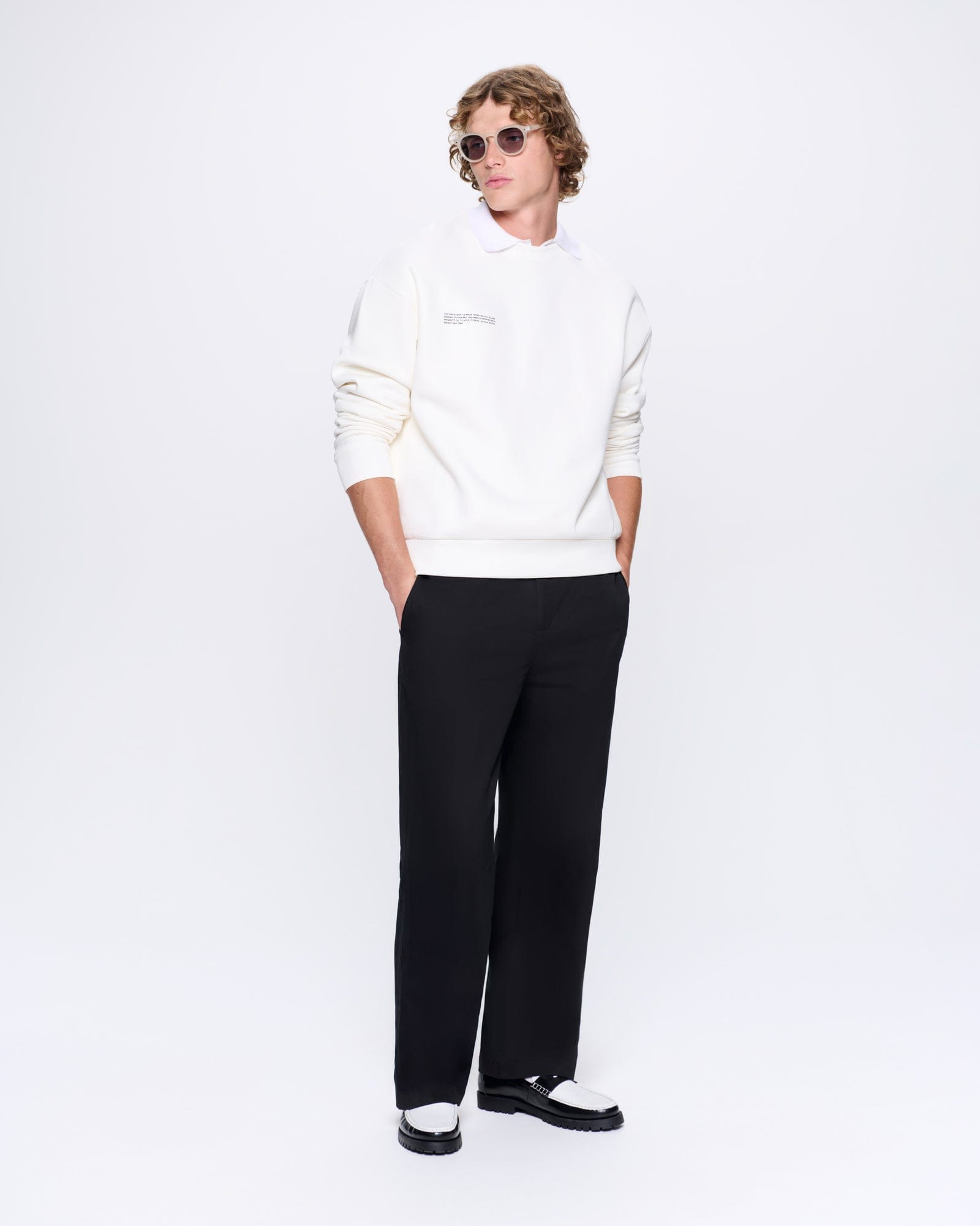 Mens 365 Heavyweight Sweatshirt - Off-White - 3