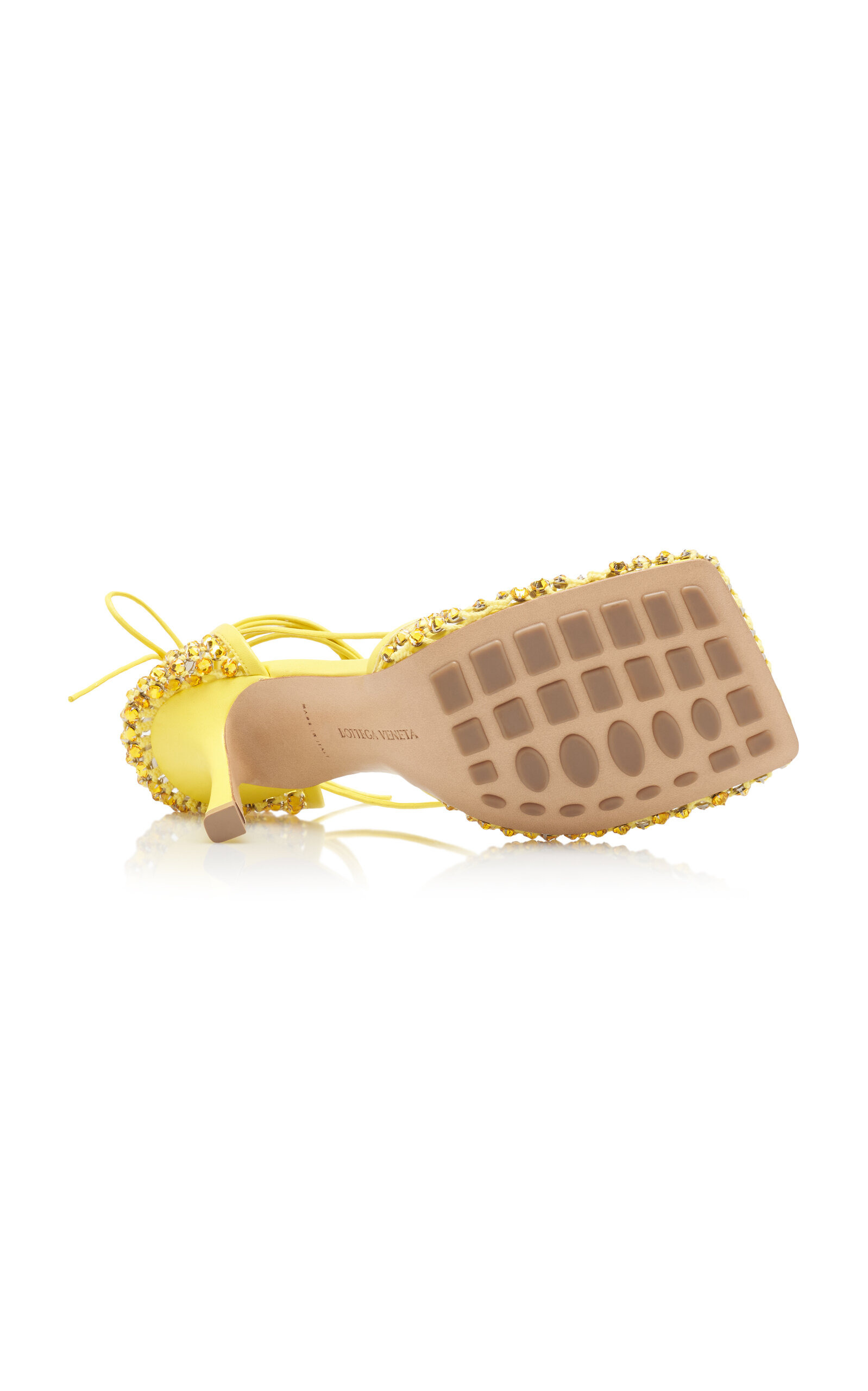 Sparkle Stretch Sandals yellow - 6