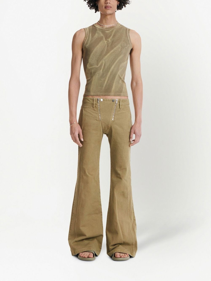 Dion Lee Sunfade crinkle-print tank top outlook