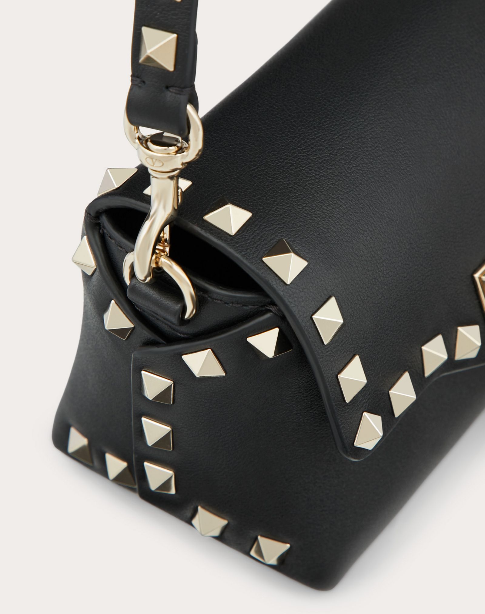 Mini Rockstud Calfskin Crossbody Bag - 5