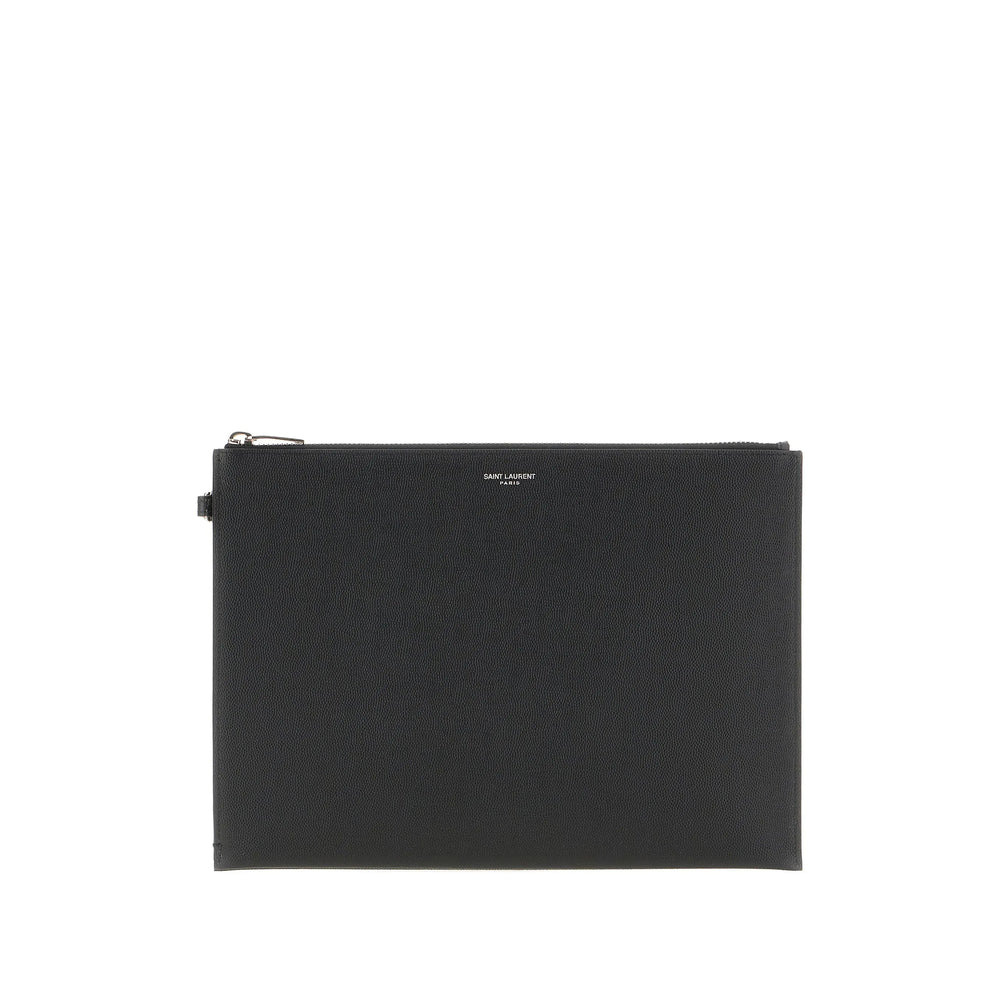Saint Laurent Black Clutch Bags Men - 5