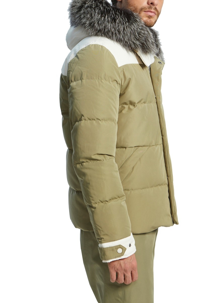 Ski puffer jacket with fox fur hood - 6