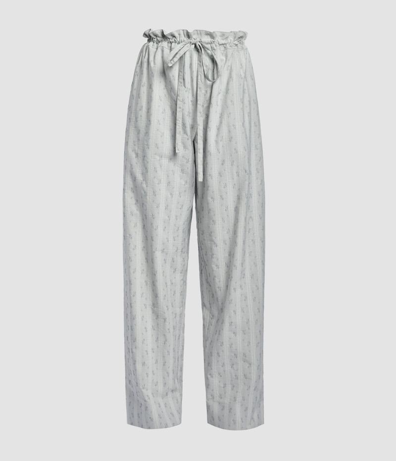 DITSY COTTON STRIPE DRAWSTRING TROUSER 1