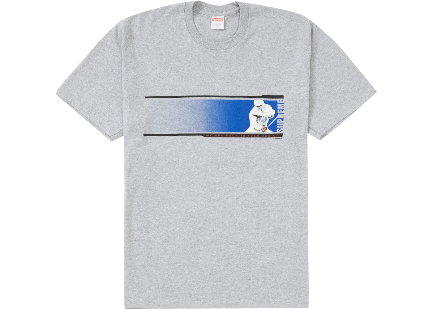 Supreme We're Back Tee Heather Grey - 1