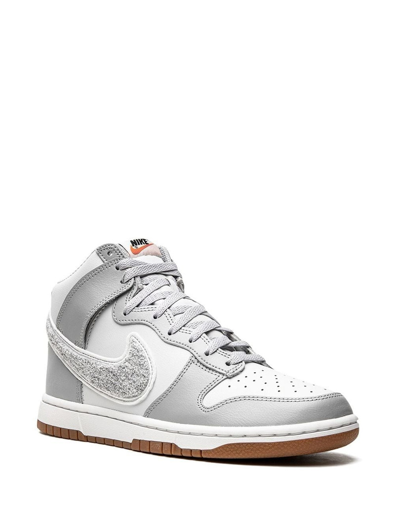 Nike Dunk High "Chenille - Light Smoke" sneakers outlook