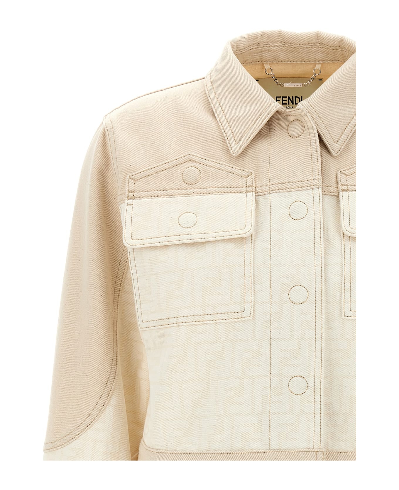 Two-tone Denim Jacket - 3