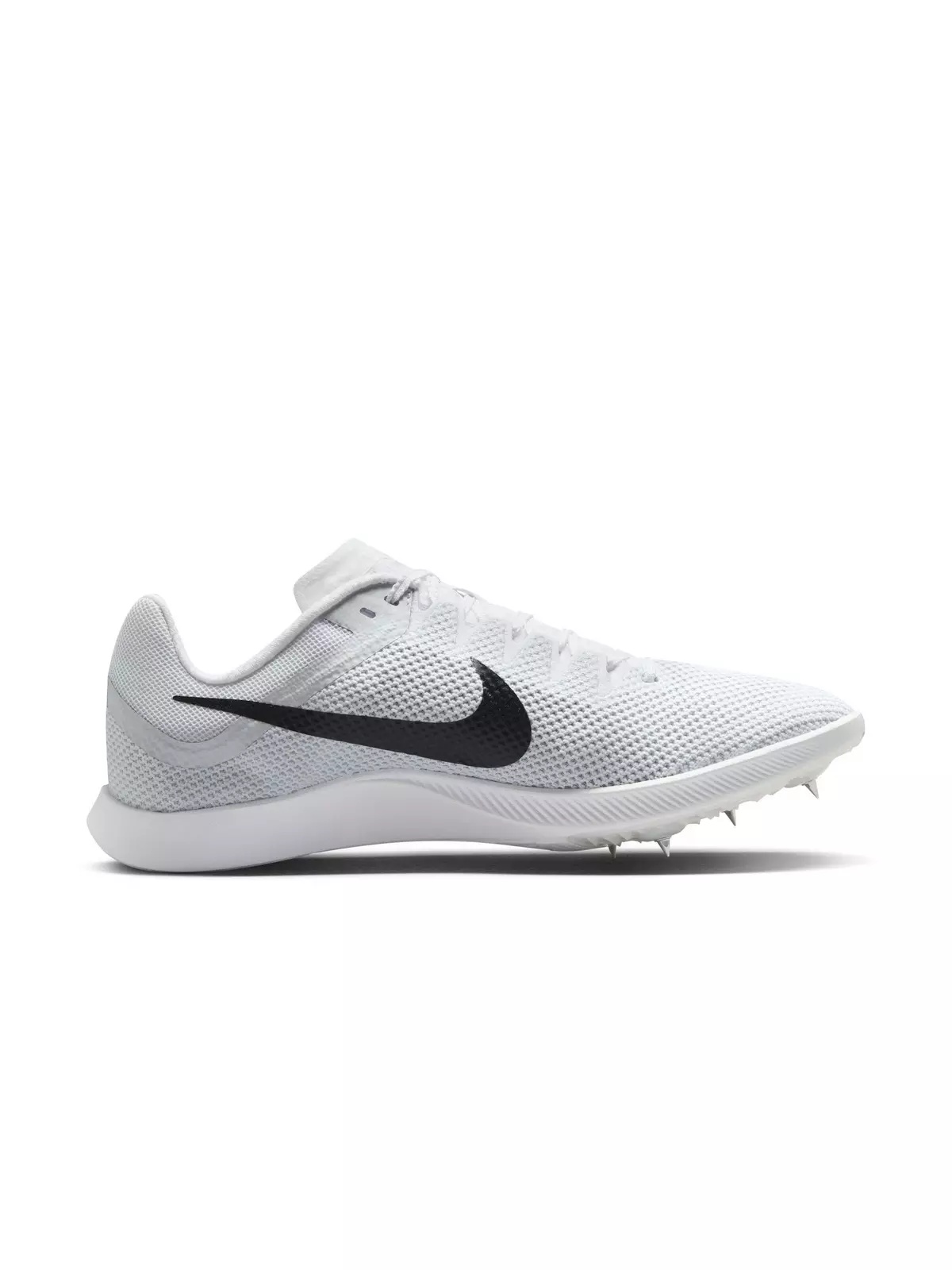 Rival Distance "White/Black/Metallic Silver" Unisex Track Spike - 2