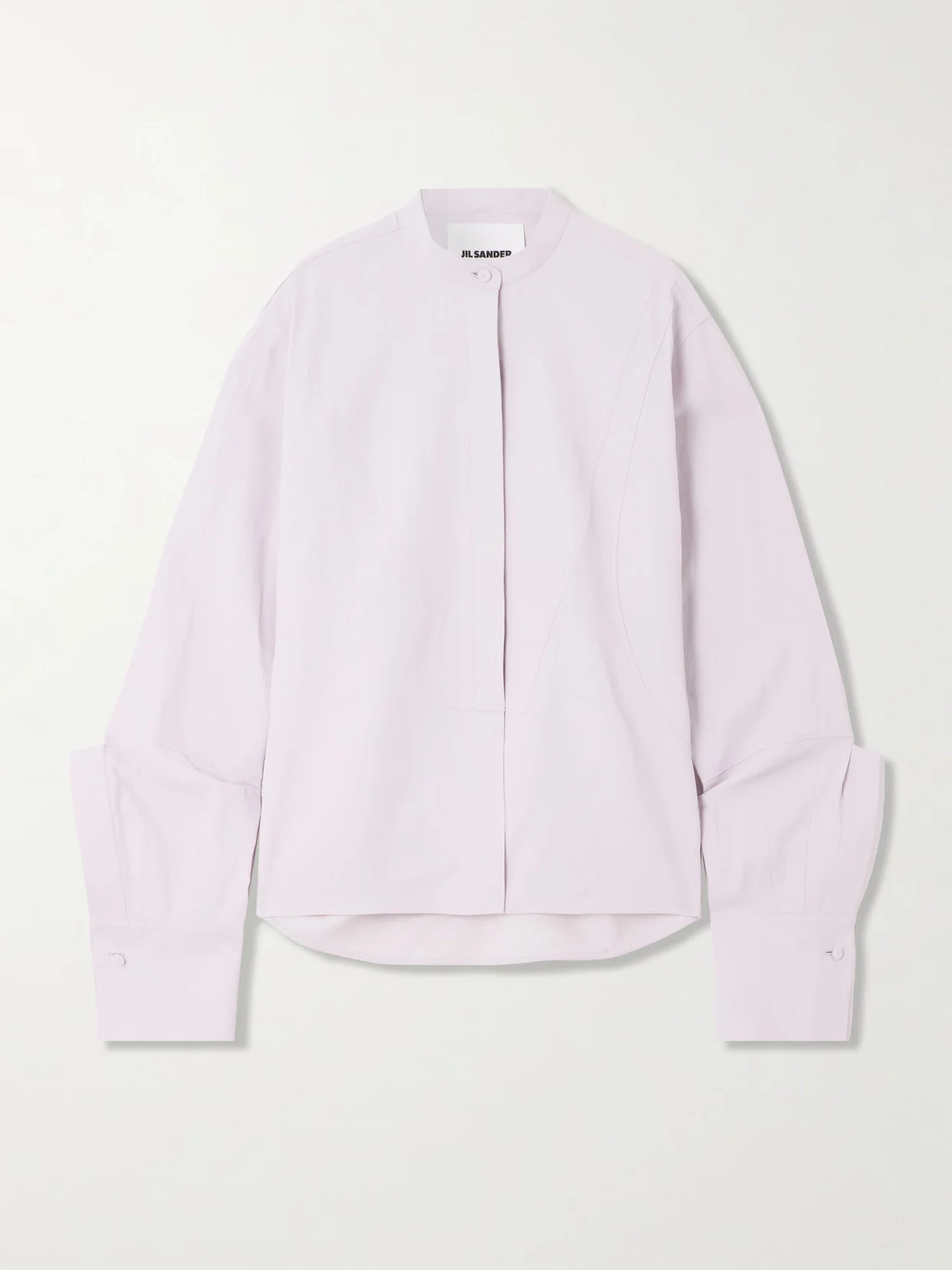 Paneled Linen Shirt - 1