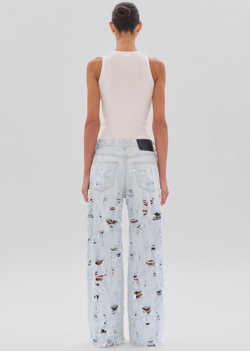Haikure Winny Jeans - Light Blue Destroy 7