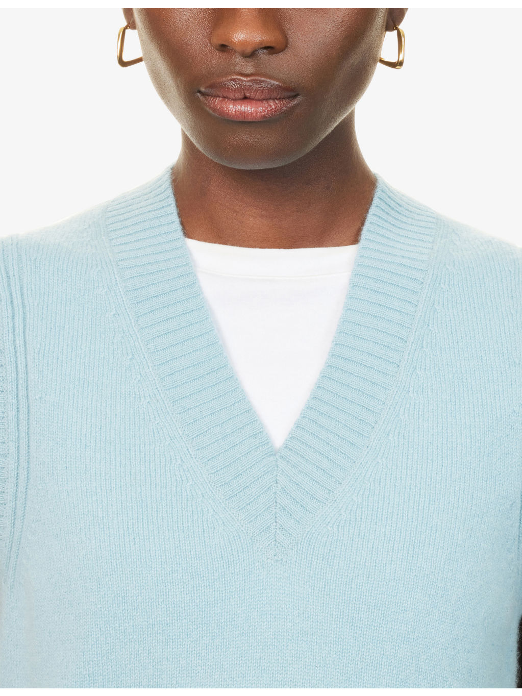 Carlos V-Neck Cashmere Waistcoat - 5