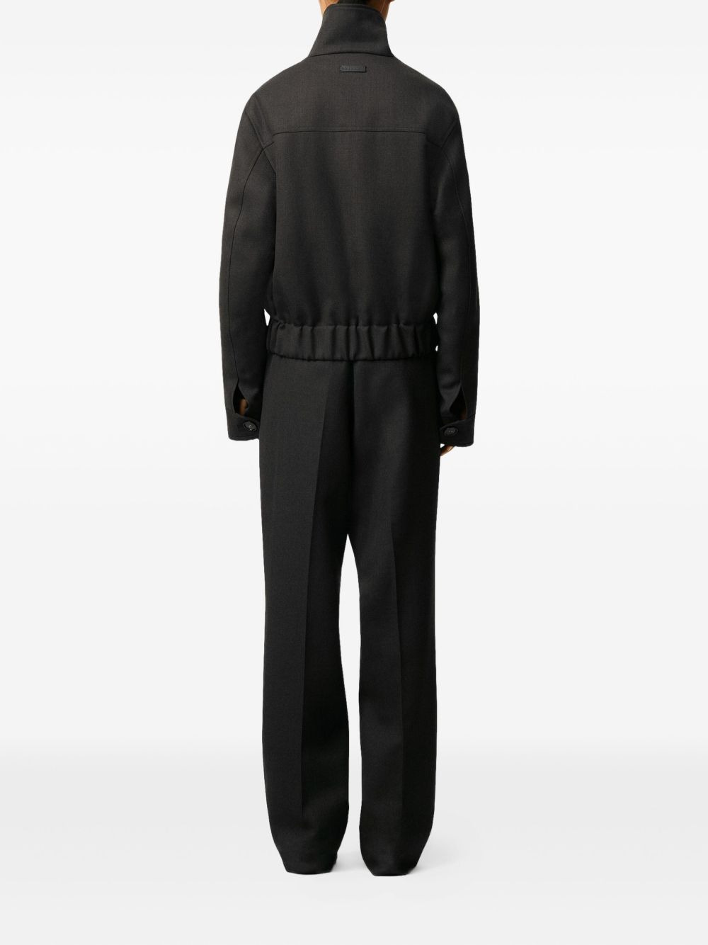 harrington wool jacket - 4