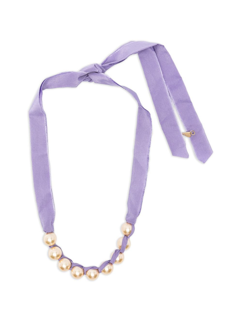 faux-pearl necklace 1