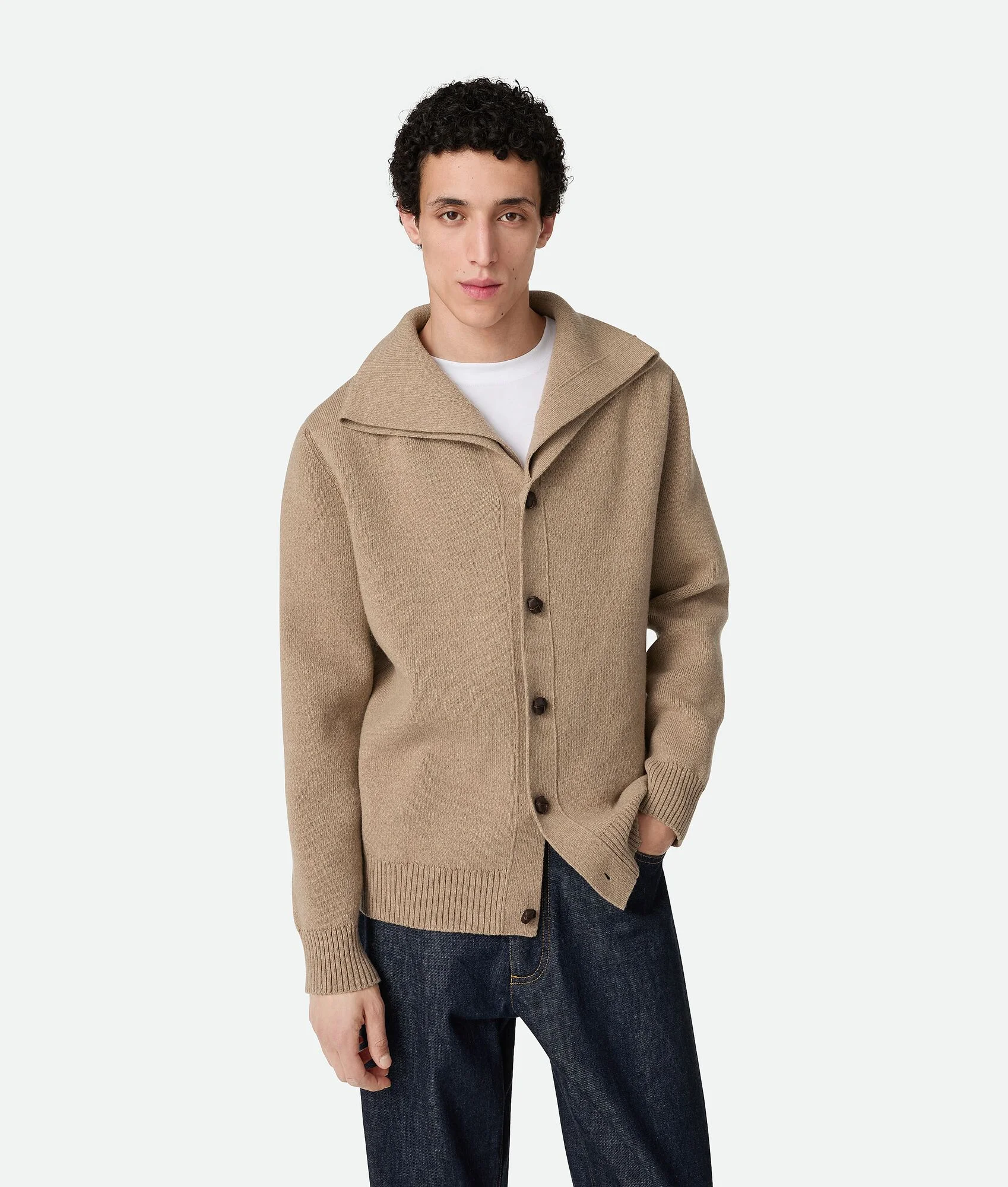 Compact Wool Cardigan - 1