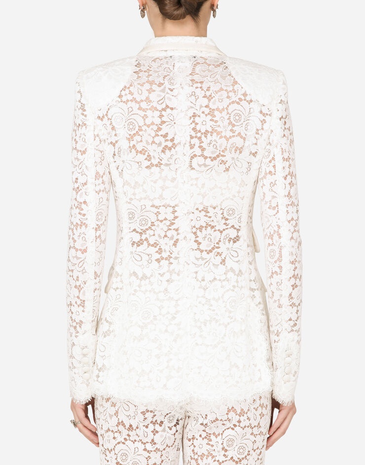 Lace jacket with edge detailing - 2