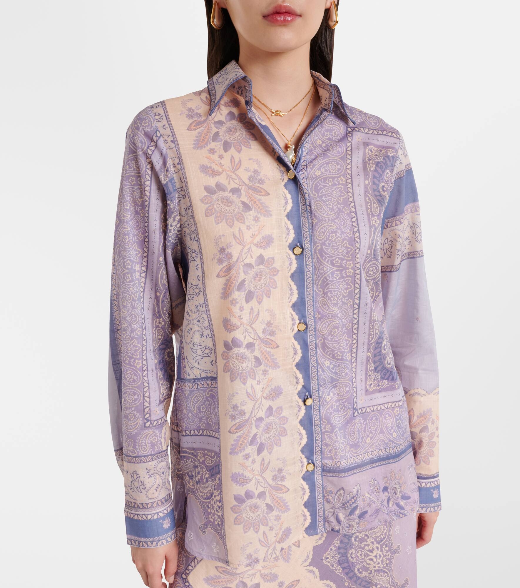 Lucky printed cotton shirt - 6