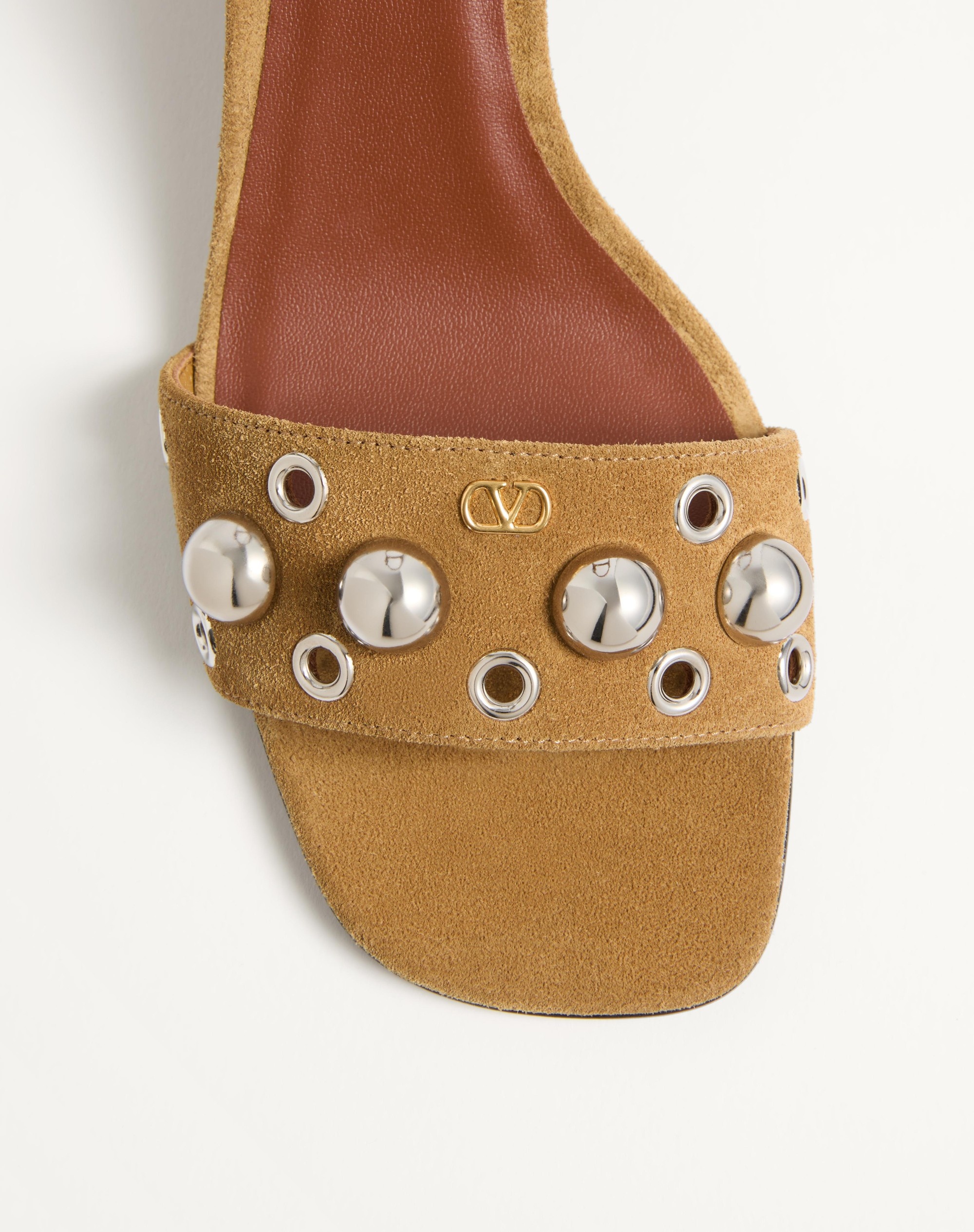 NELLCÔTE CRUST LEATHER SANDAL 60MM - 6