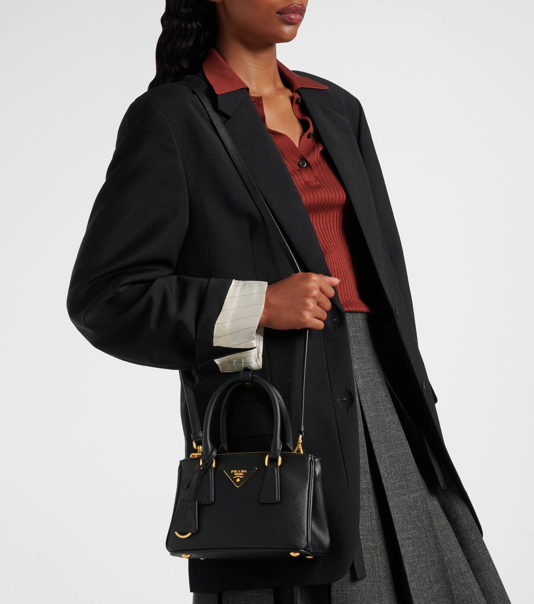 Galleria Saffiano Mini leather tote bag - 2