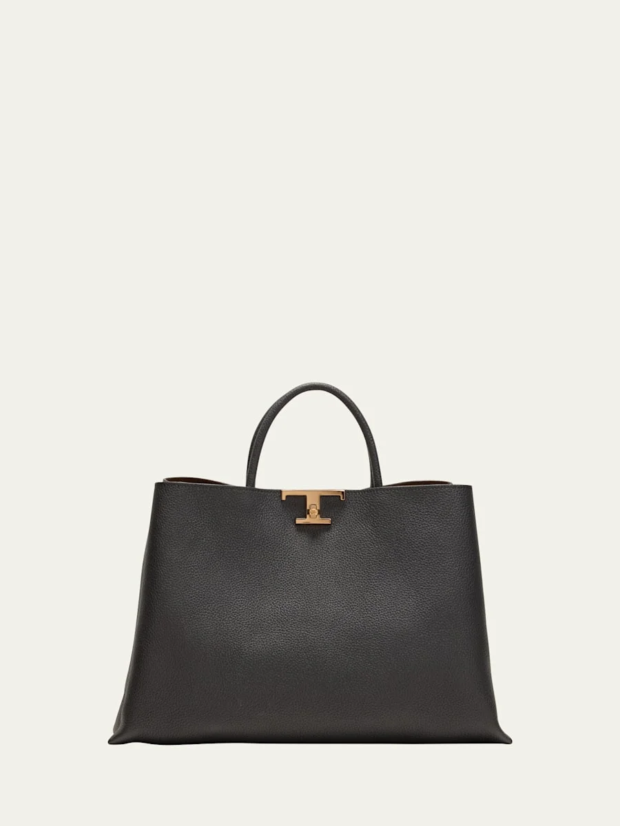 Calf Leather Top-Handle Bag - 1