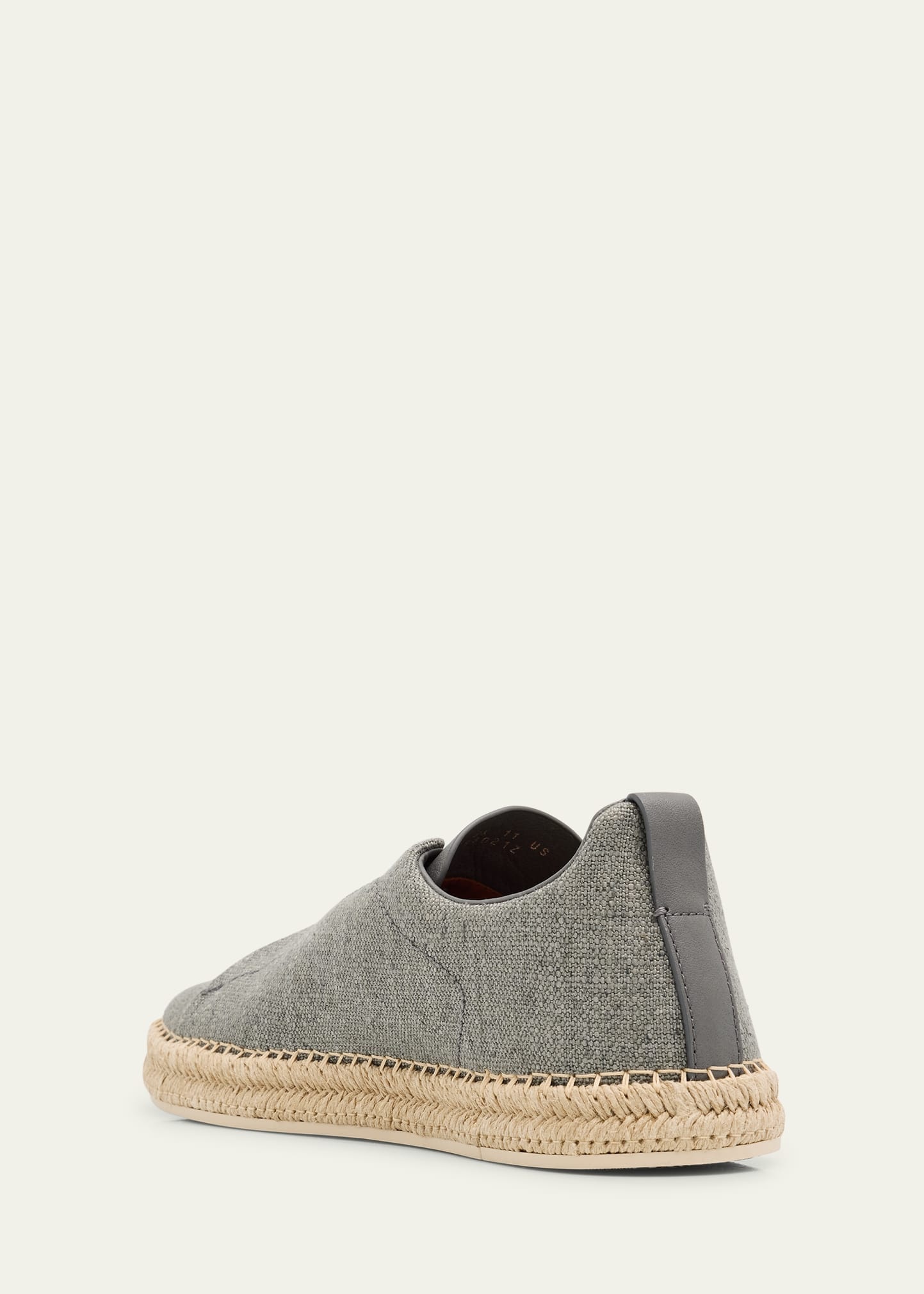 Men's Linen-Blend Triple Stitch Espadrilles - 4
