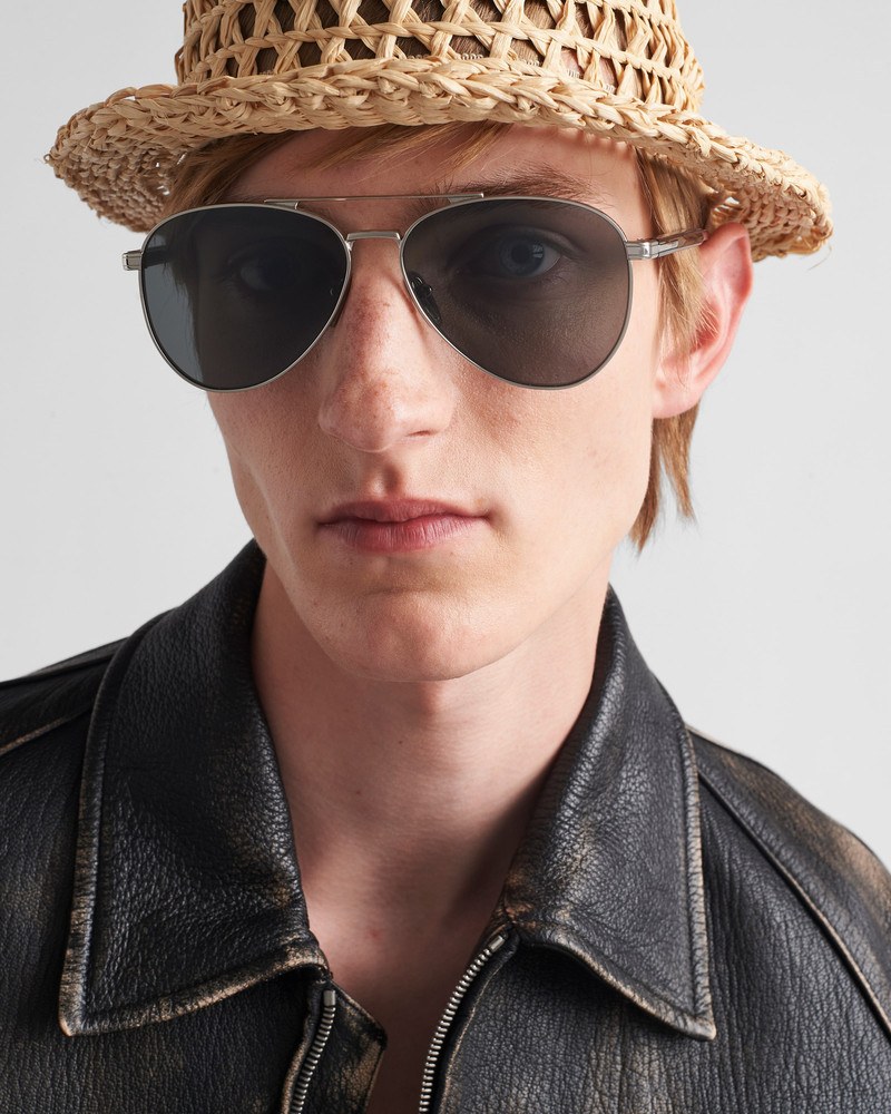 Sunglasses with Prada logo 6