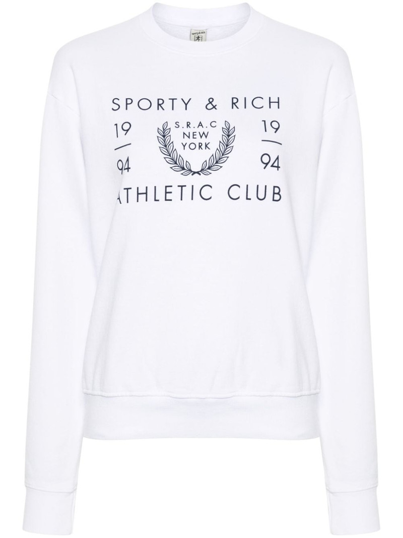 SRAC logo-print cotton sweatshirt 1
