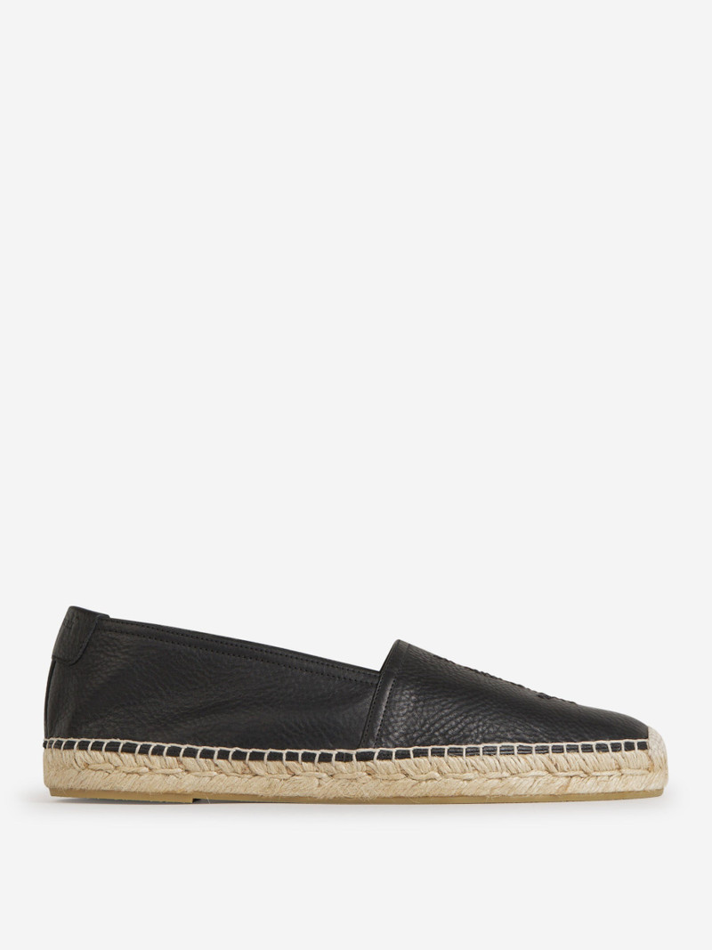 TOSCANO VOLANATO LEATHER ESPADRILLES - 1