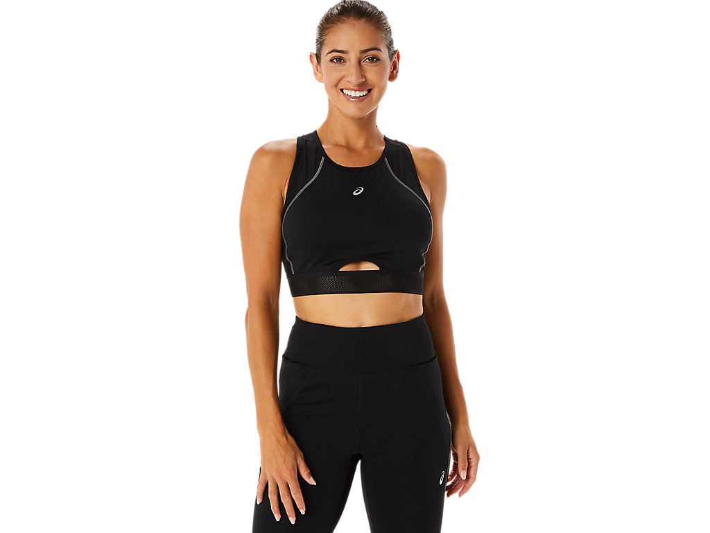 WOMEN'S MESH PANEL TRAINING BRA - 1