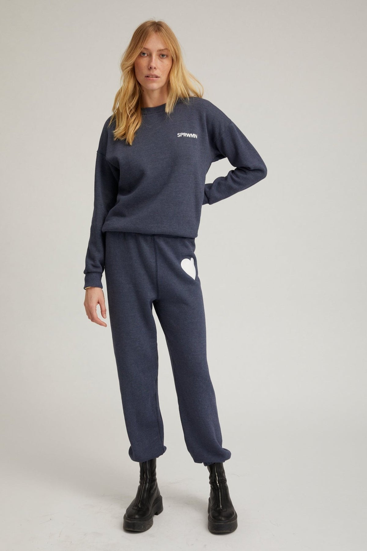 NAVY LOGO SWEATSHIRT - 2