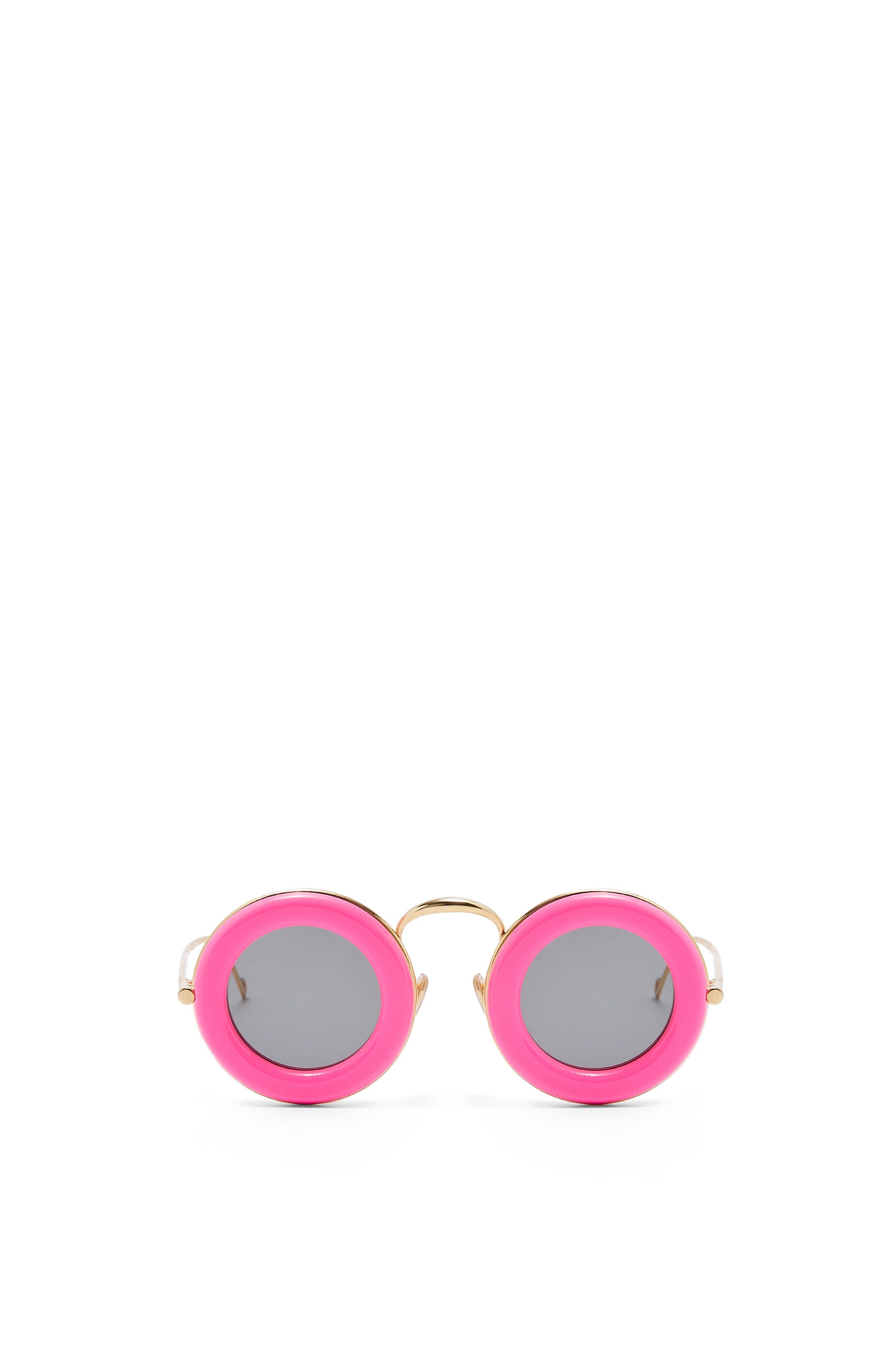 Round sunglasses in acetate and metal - 1