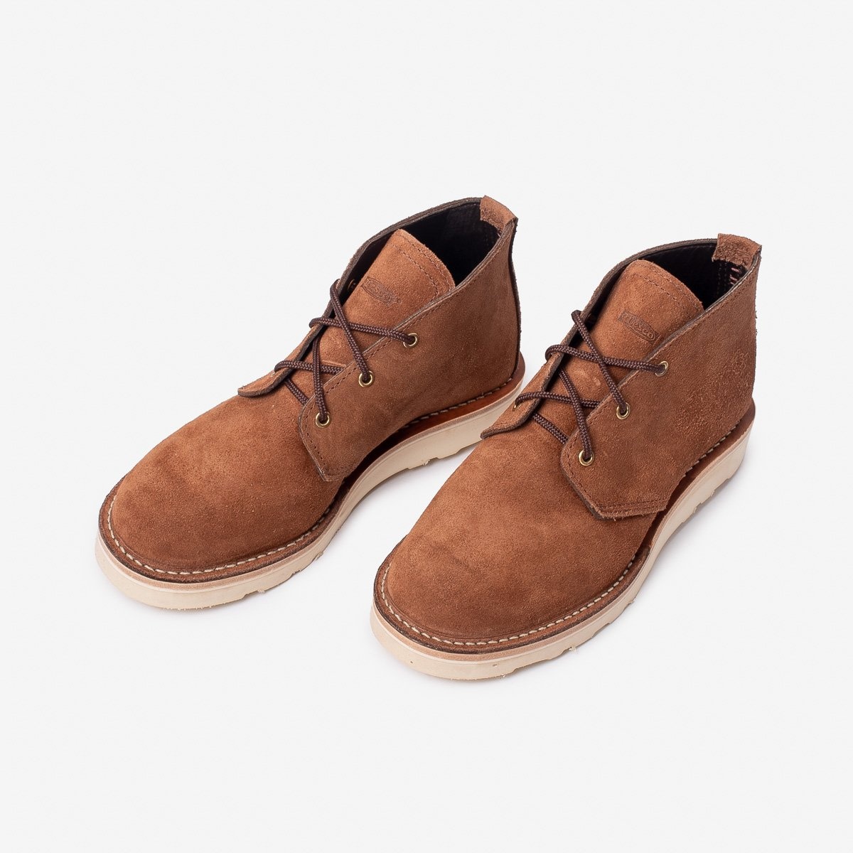 IHWE-CHUK-BRN Iron Heart Int'l x Wesco® - Chukka Boot - Brown Roughout - 6