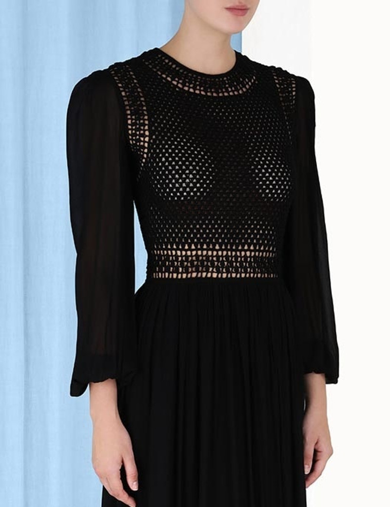 LUMINOSITY CROCHET BODICE MIDI 5
