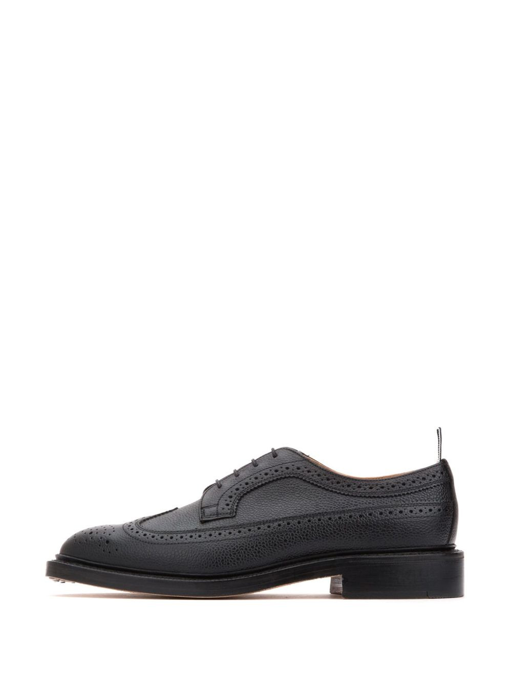 pebbled leather longwing brogues - 3