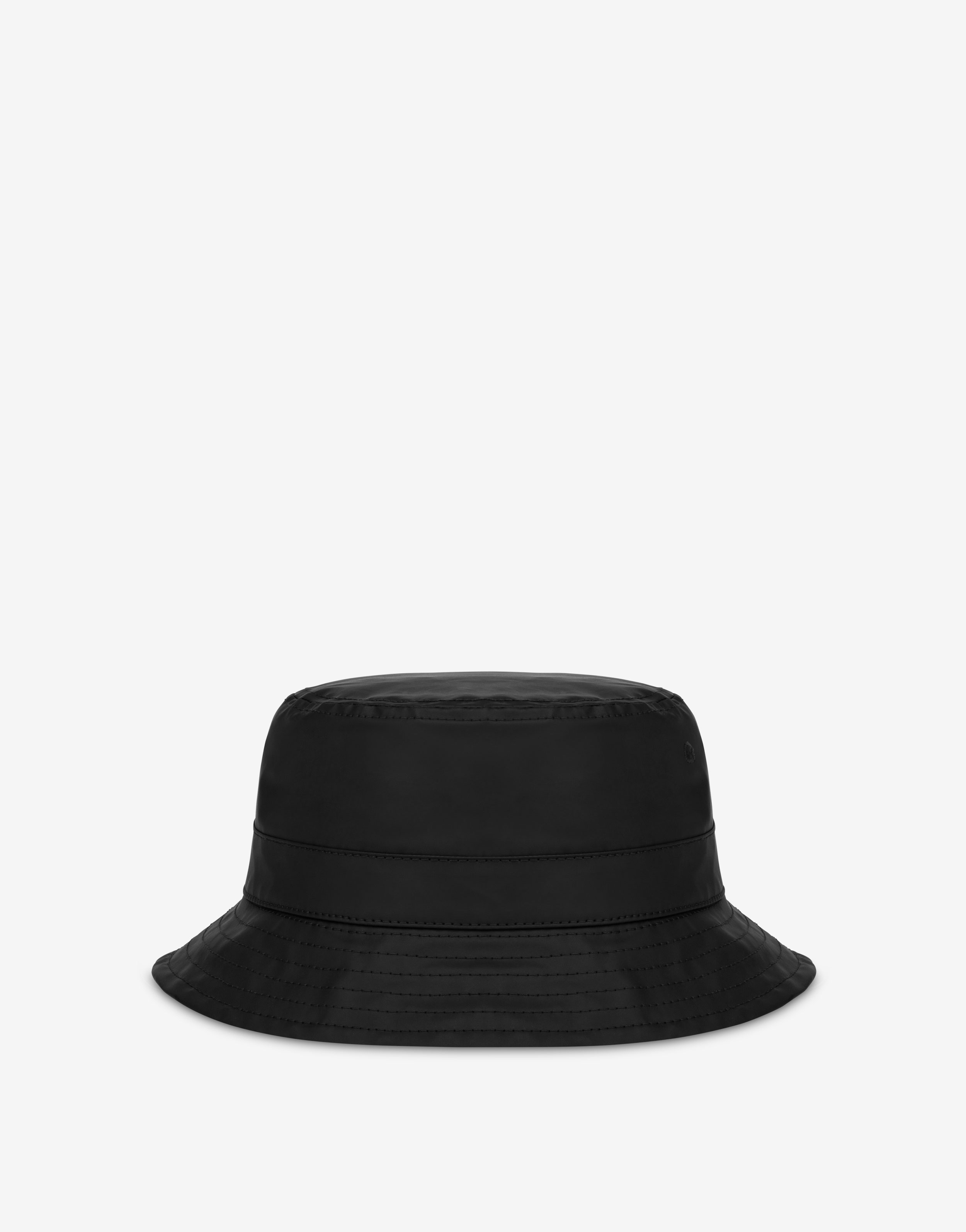 WAXED-EFFECT CANVAS BUCKET HAT - 1