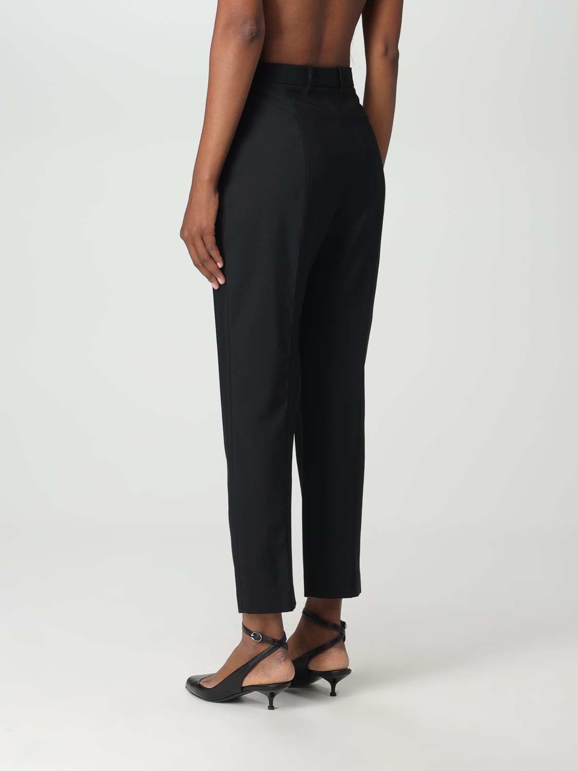 Alexander McQueen pants in wool and cupro - 3