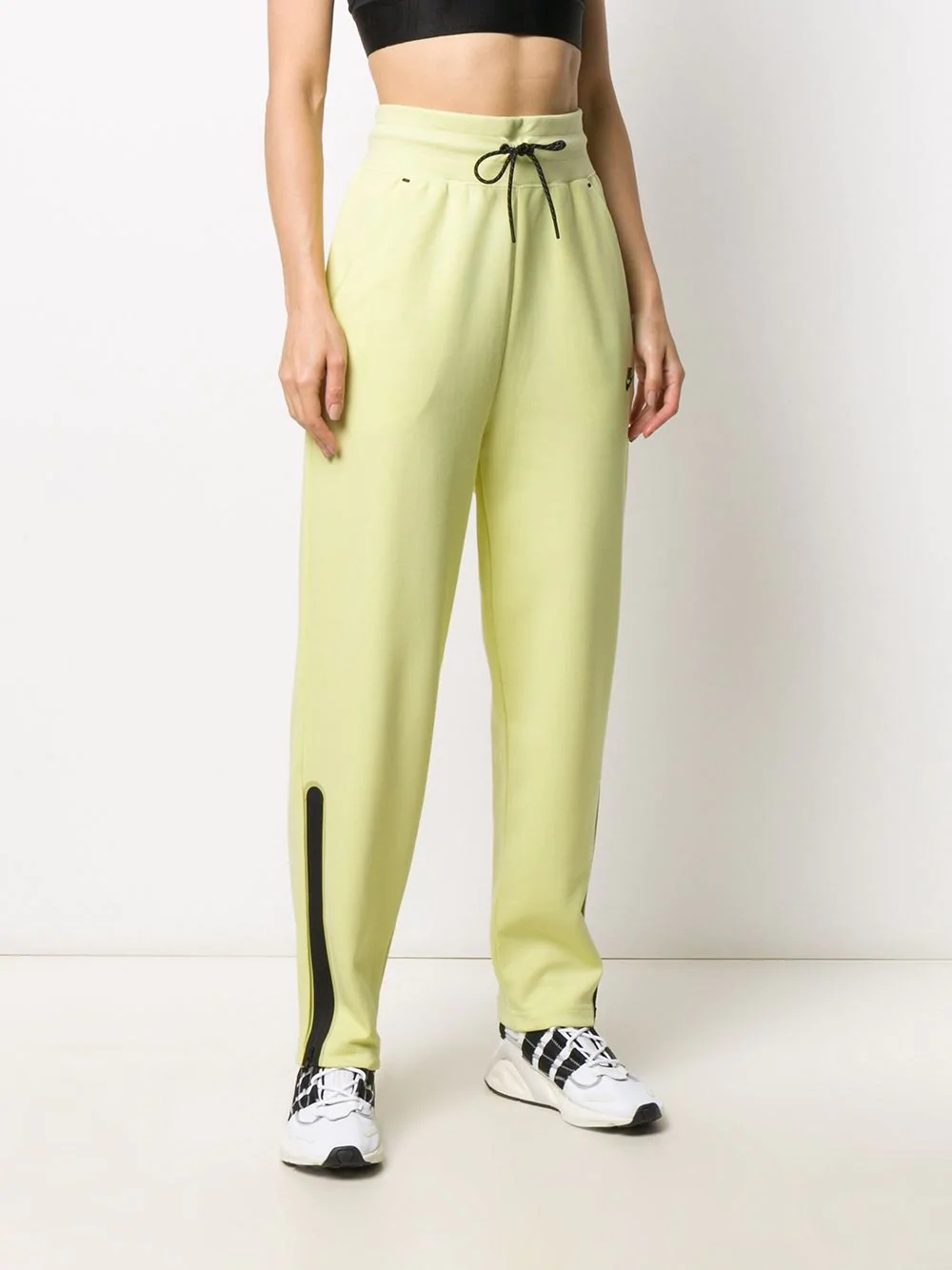 contrasting panel detail track pants - 3