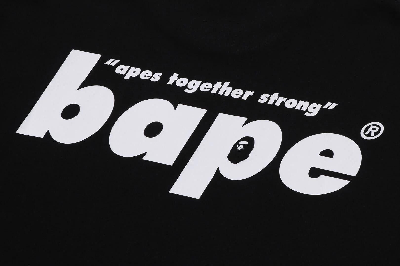 BAPE Shark Seijin Ape Head Relaxed Fit Tee 'Black' - 4