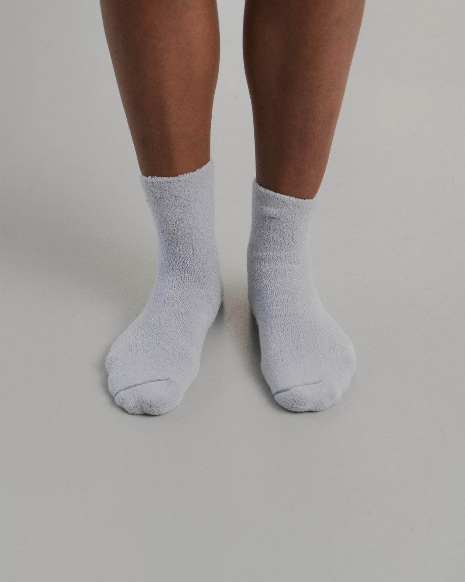 Buckle Overankle Socks - Textured Organic Cotton - 3