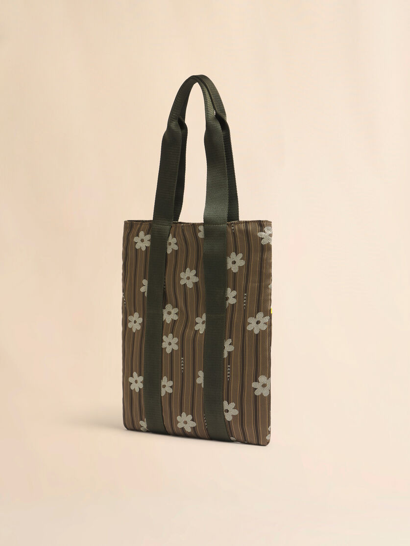 BROWN COTTON TOTE BAG - 3