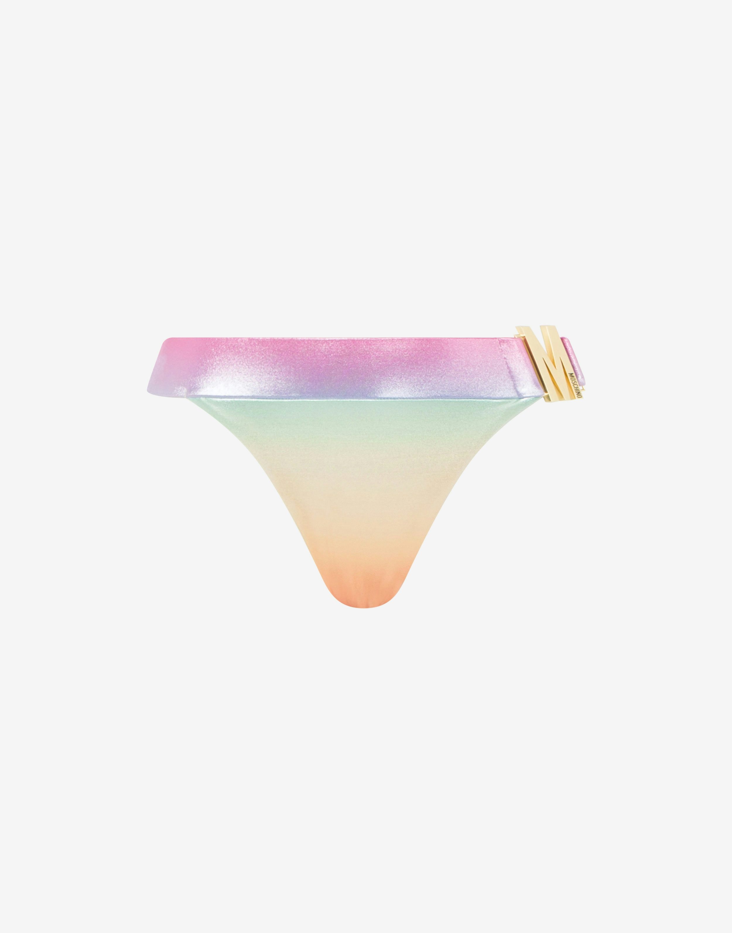 SHINY RAINBOW LYCRA BIKINI BOTTOMS - 7