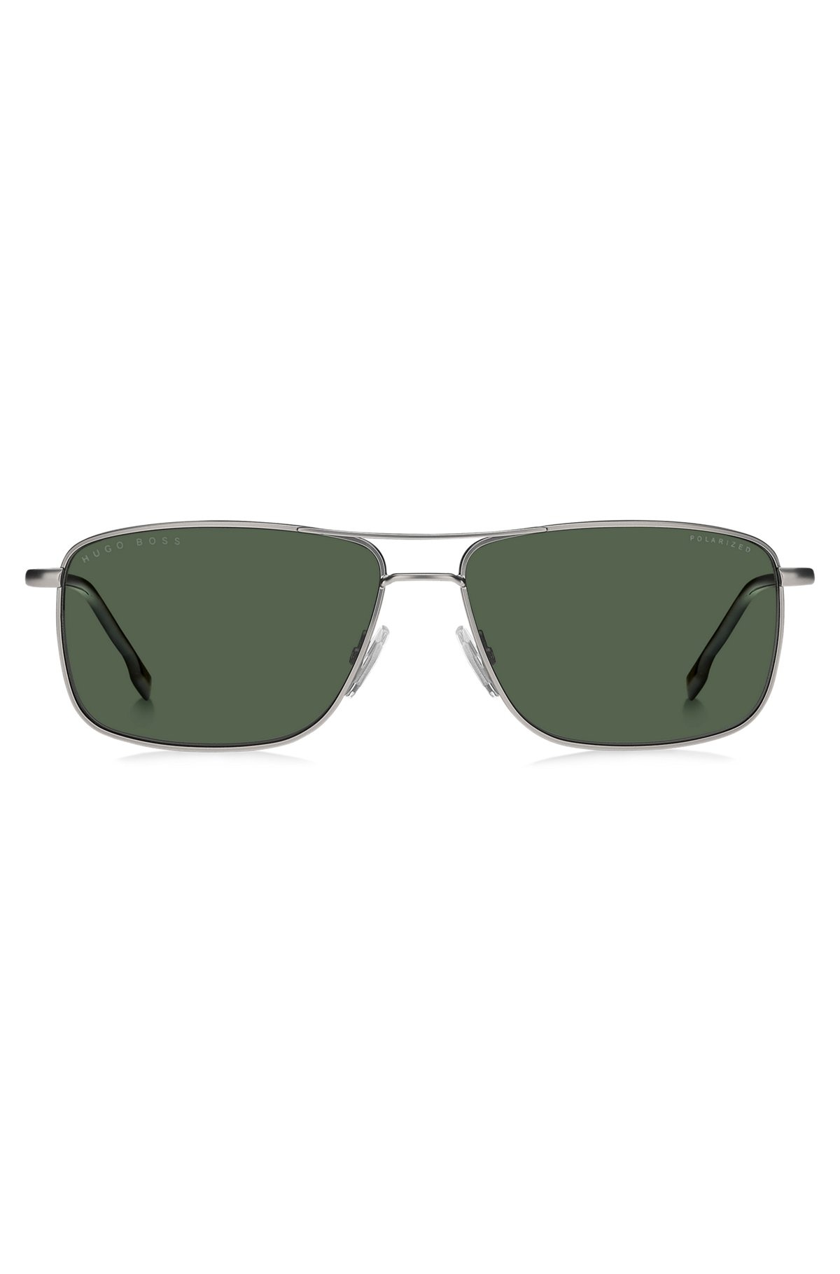 DOUBLE-BRIDGE SUNGLASSES WITH GREEN LENSES - 3