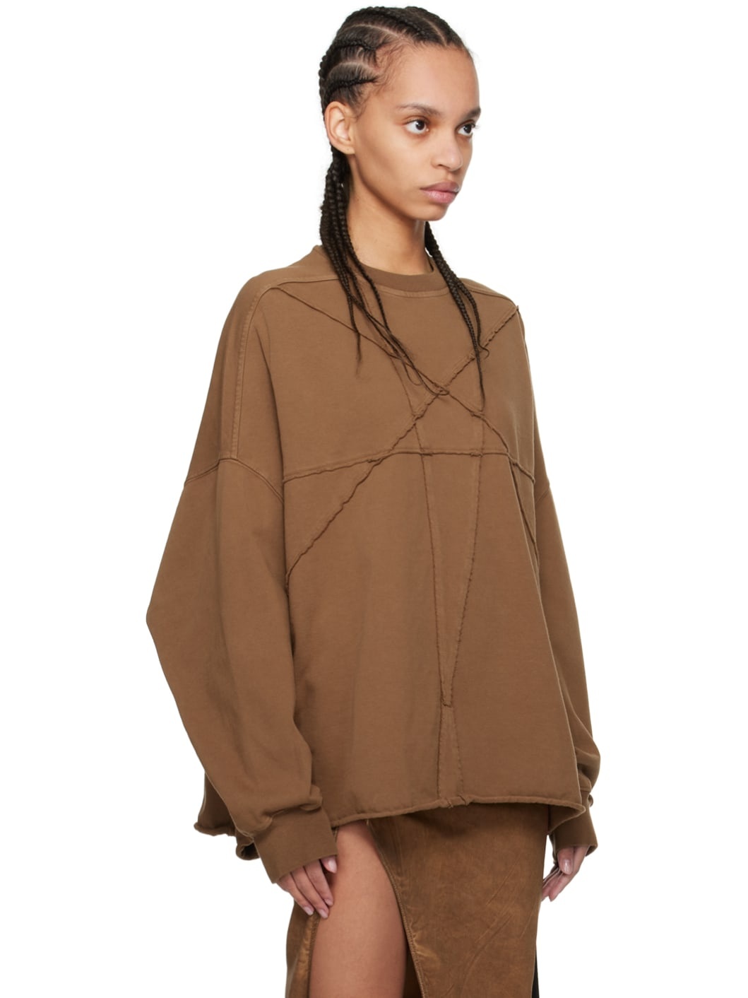 Brown Crater T Sweatshirt - 2