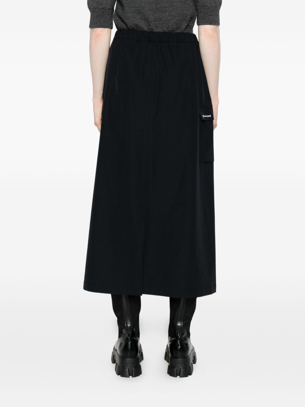 cargo-pocket midi skirt - 4