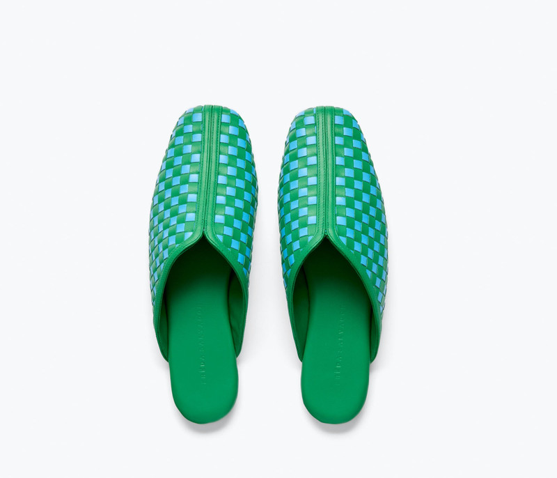 SAANVI WOVEN LEATHER SLIDE 5