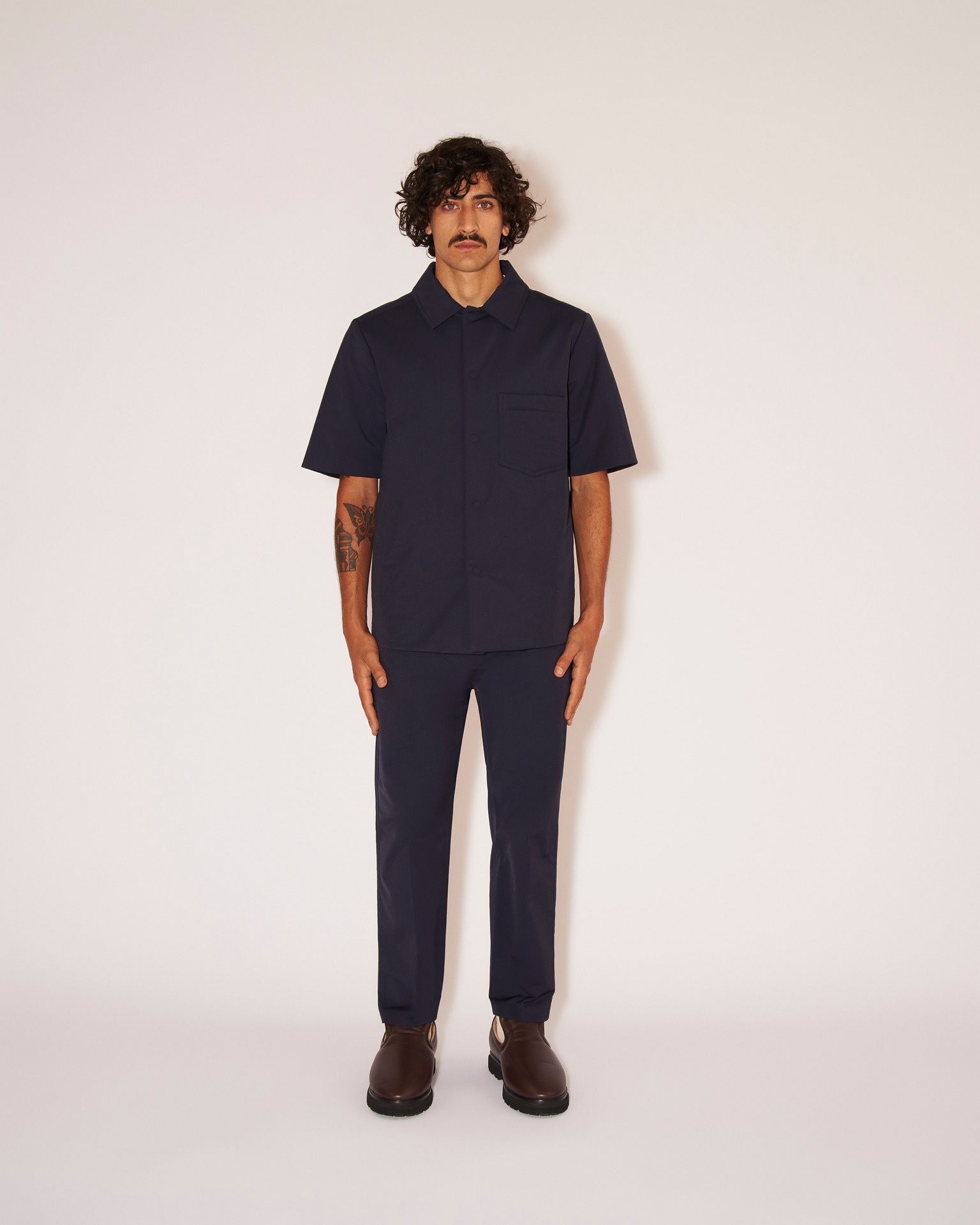 JETT - Tech-twill pants - Navy - 2