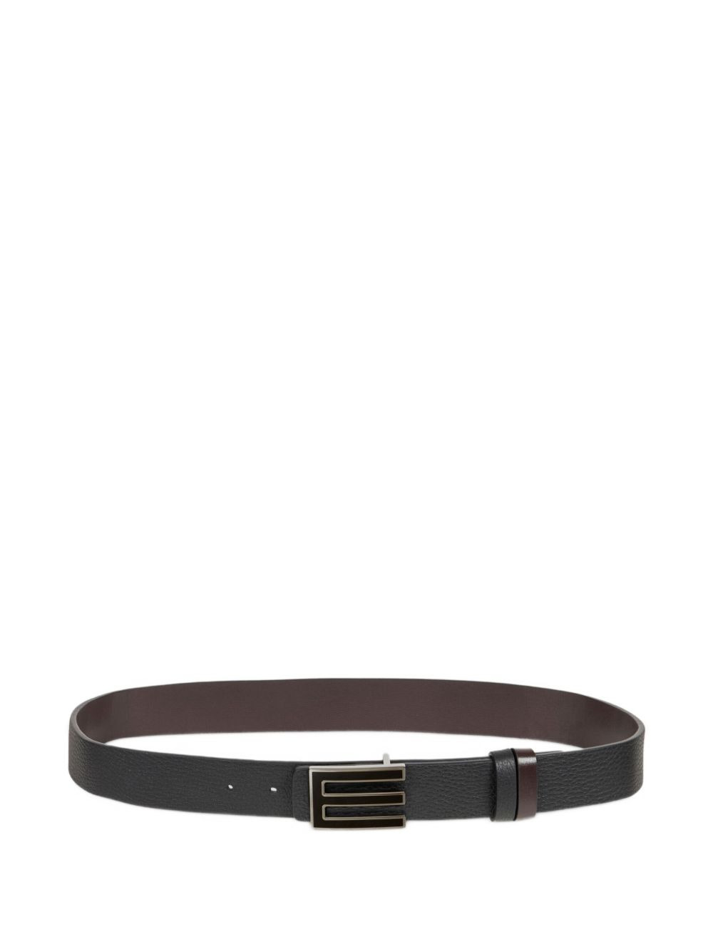 reversible leather belt - 4