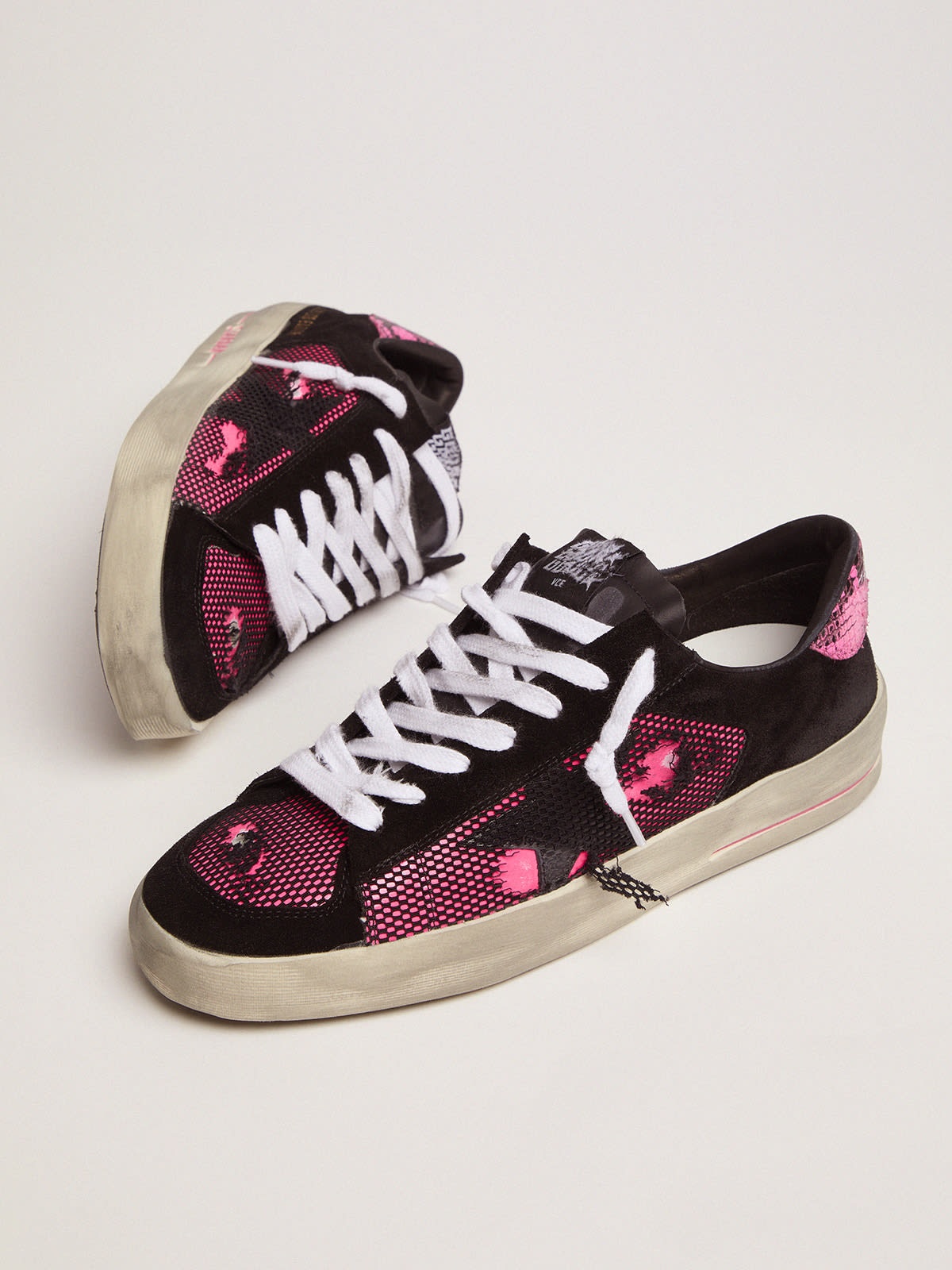 Women’s fuchsia and black Limited Edition LAB Stardan sneakers - 2