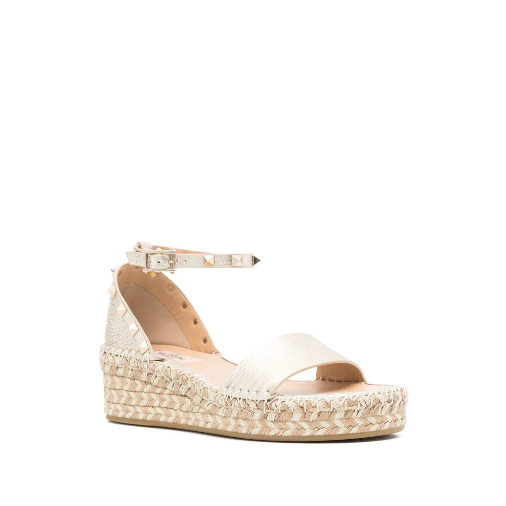 Valentino Garavani Gold Espadrilles Women - 4