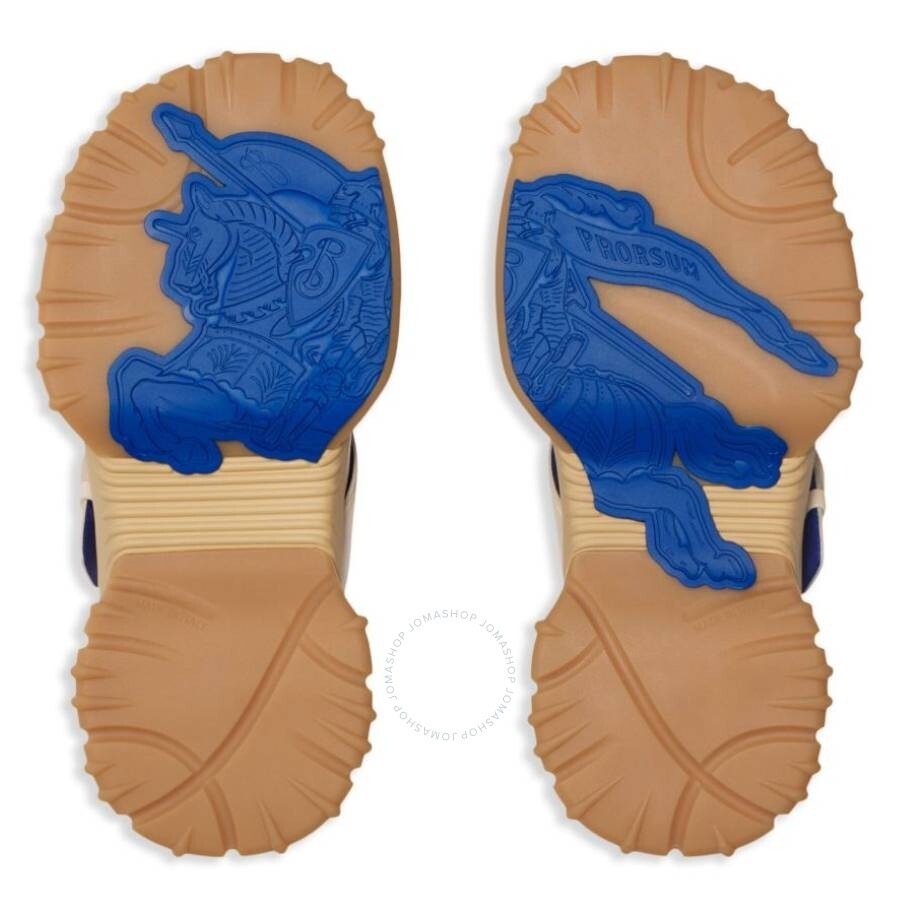 Burberry Equestrian Knight Crossover Leather Sandals - 4