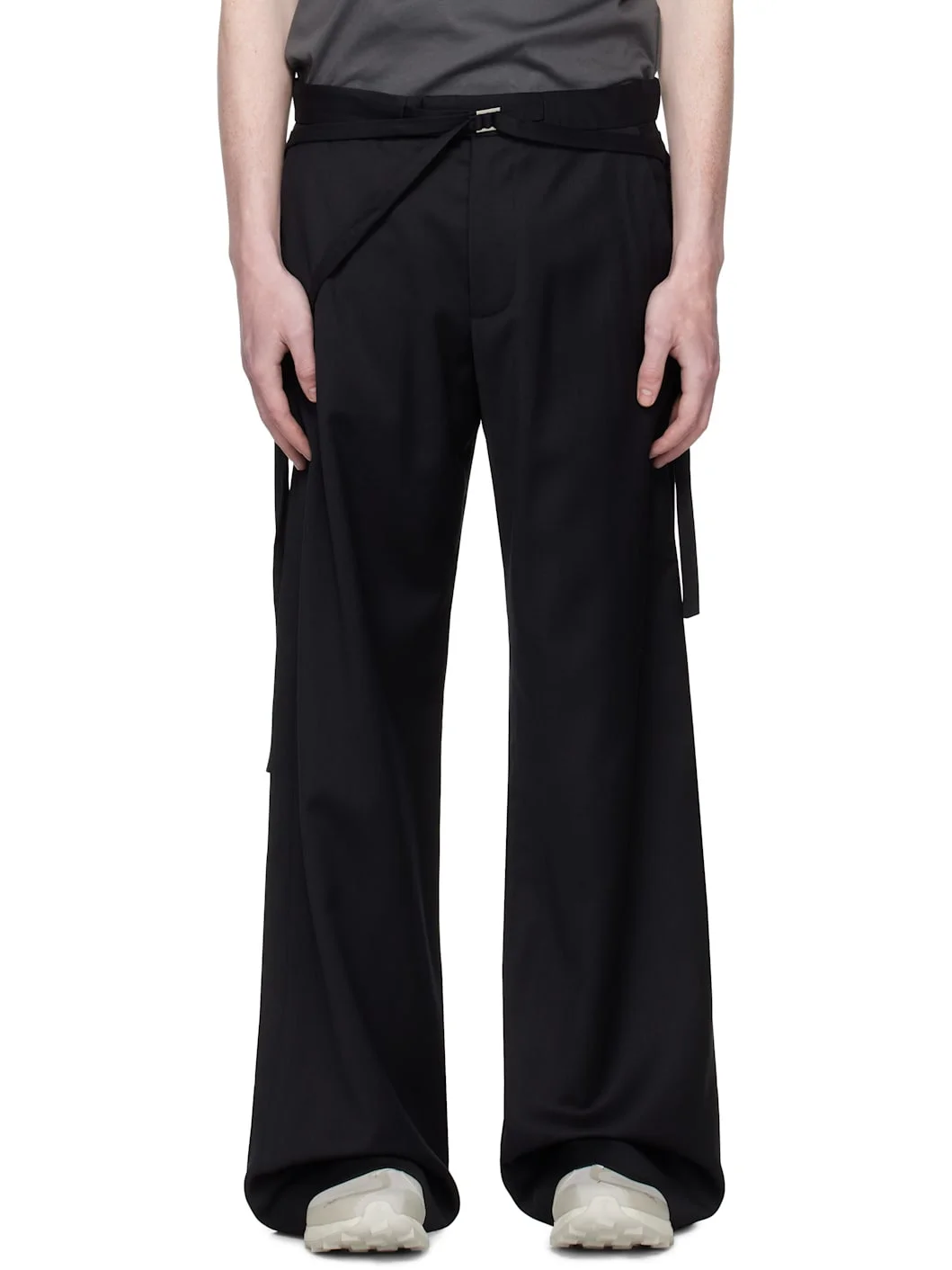 Black Spectra Tailored Trousers - 1