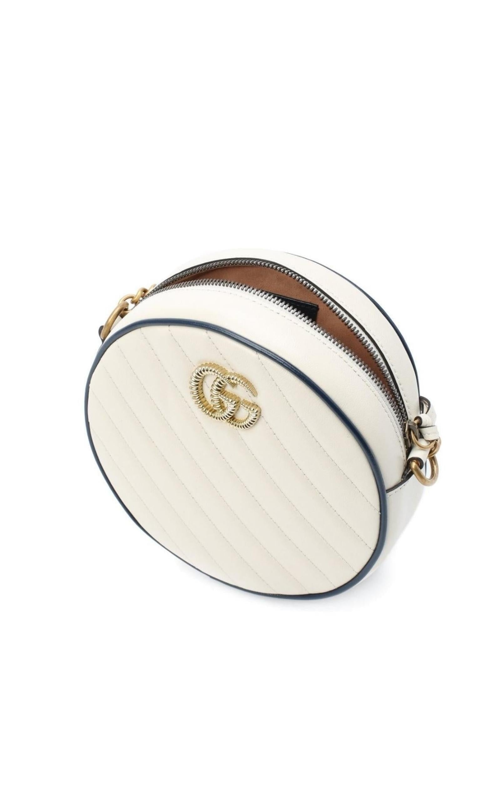 GG Marmont Round Shoulder Bag - 3